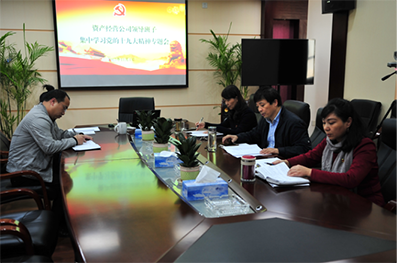 资产经营公司开展党的十九大精神暨“两学一做”第三专题集中学习