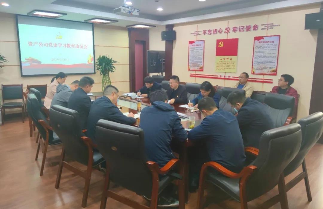公司党委召开党史学习教育动员会