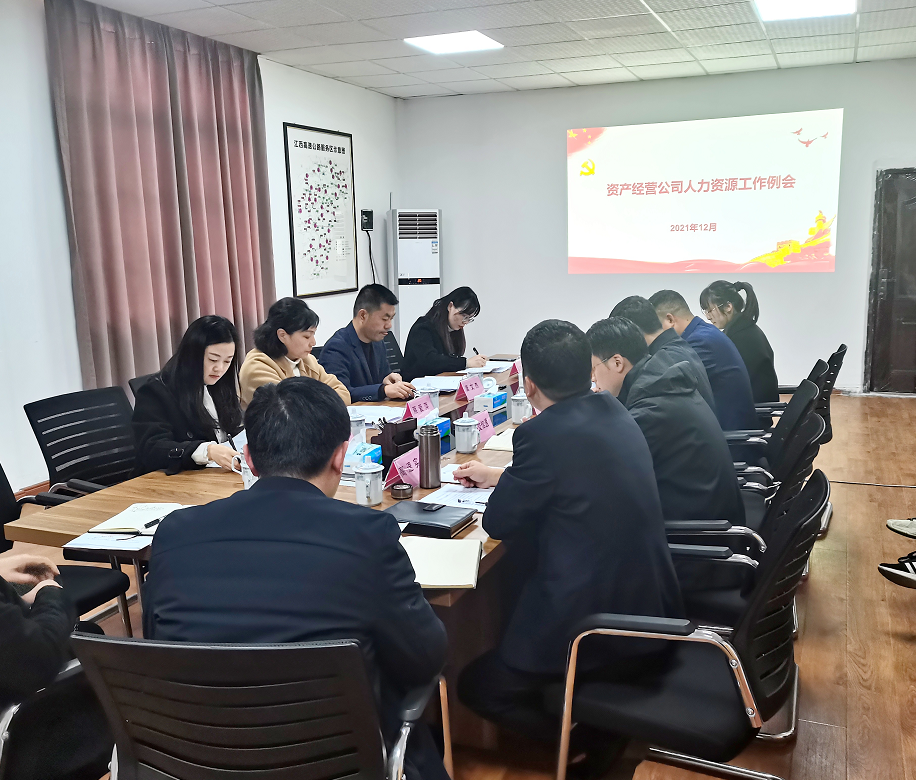 公司召开人力资源工作例会