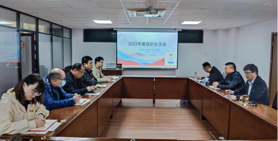 公司各党支部召开2022年度组织生活会