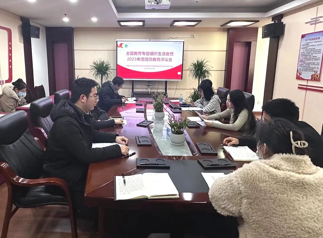 公司团支部召开团员和青年主题教育专题组织生活会