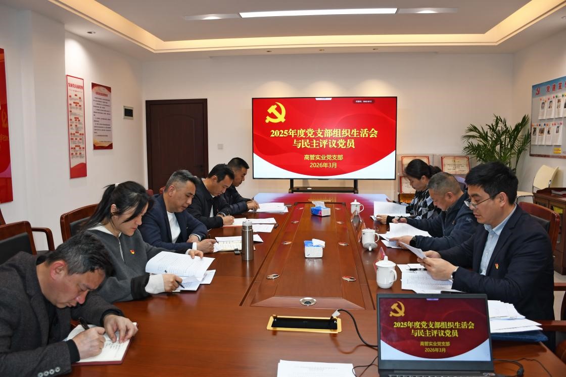 公司领导班子分别到各党支部督导组织生活会